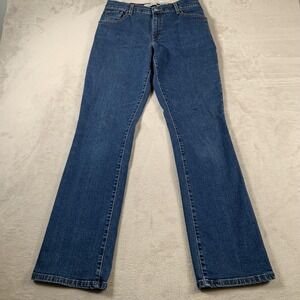 Levis 550 Jeans Womens 10L Long Blue Relaxed Bootcut Denim High Rise Stretch Y2k